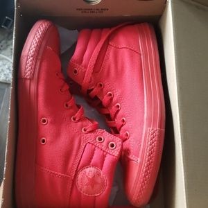 Red HighTop Converse